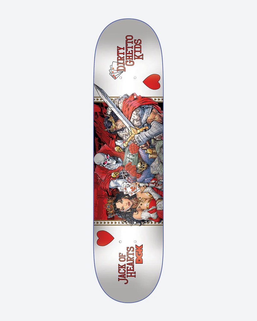 DGK CURTIN JACK OF HEARTS DECK 8.5