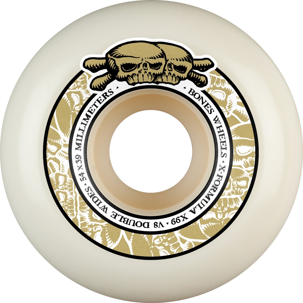 BONES X-FORMULA DOUBLE WIDES V8 54MM X 39MM 99A (Set of 4)