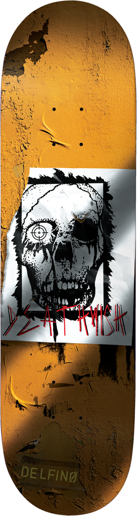 DEATHWISH PEDRO DELFINO TORN DECK 8.25