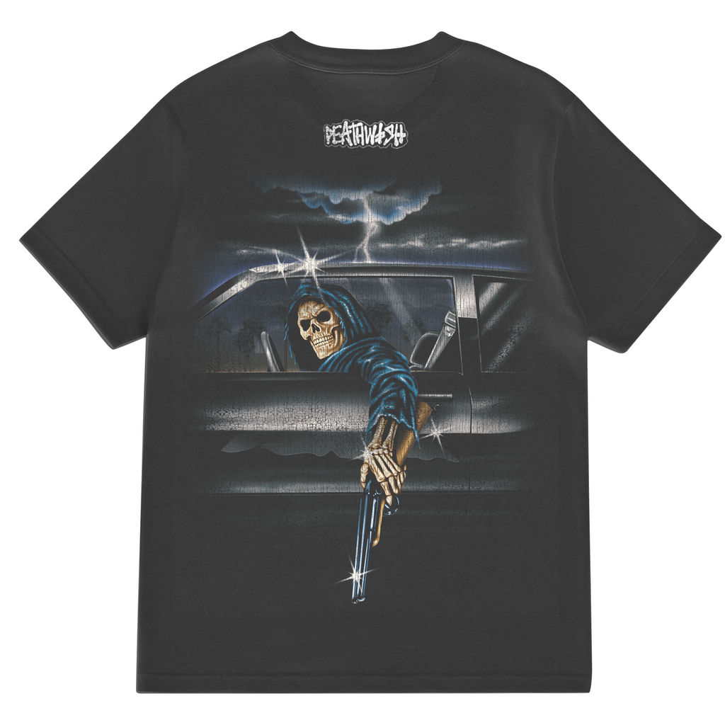 DEATHWISH SAMBORGINI REAPER GARMENT DYED BLACK SS L