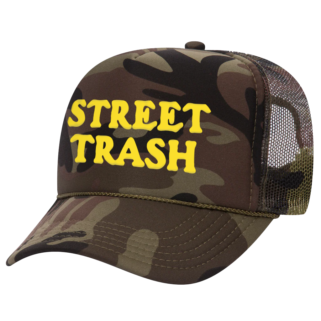 DEATHWISH STREET TRASH TRUCKER HAT CAMO