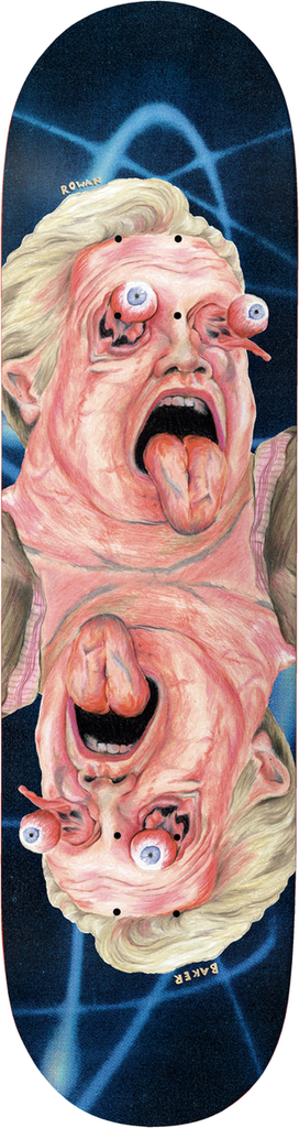 BAKER ROWAN ZORILLA BLOCK BUSTERS TWIN TAIL DECK 8.38