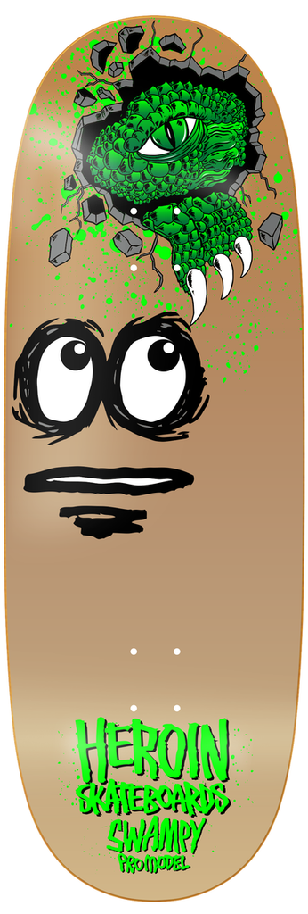 HEROIN SWAMPY EGG SHAPED DECK 11.0