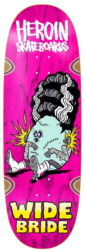 HEROIN TEAM WIDE BRIDE SHAPED WHEEL WELLS DECK 10.4