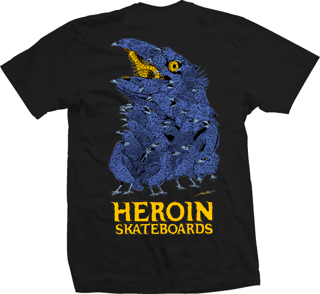 HEROIN CROW BLACK SS L