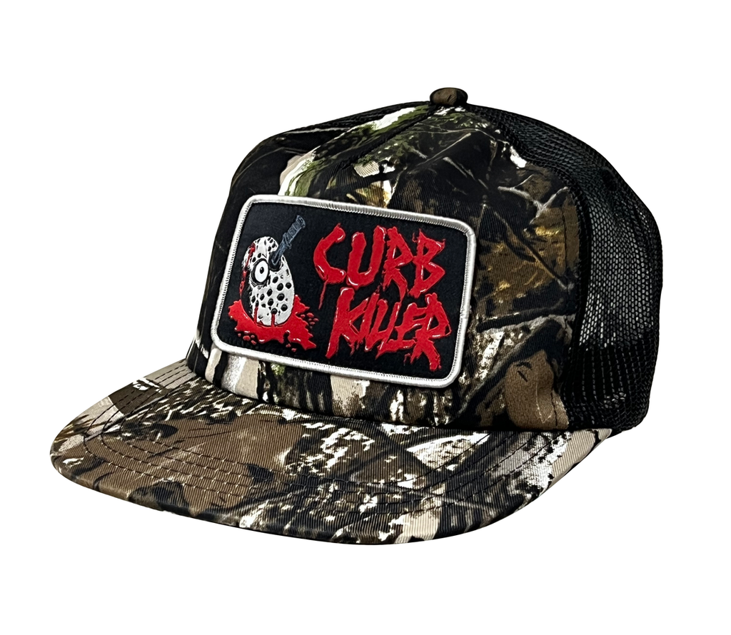 HEROIN CURB KILLER SNAPBACK HAT CAMO