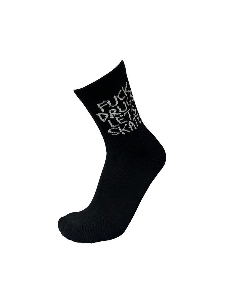 HEROIN FUCK DRUGS SOCKS BLACK