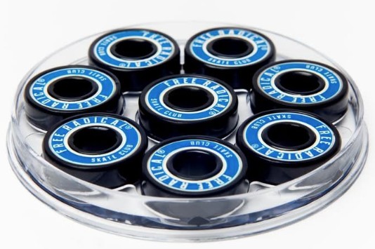 FREE RADICAL ABEC 9 BLUE BEARINGS SINGLE SET