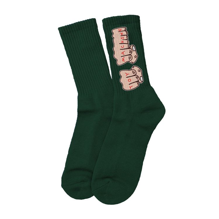 TOY MACHINE FISTS SOCKS FOREST