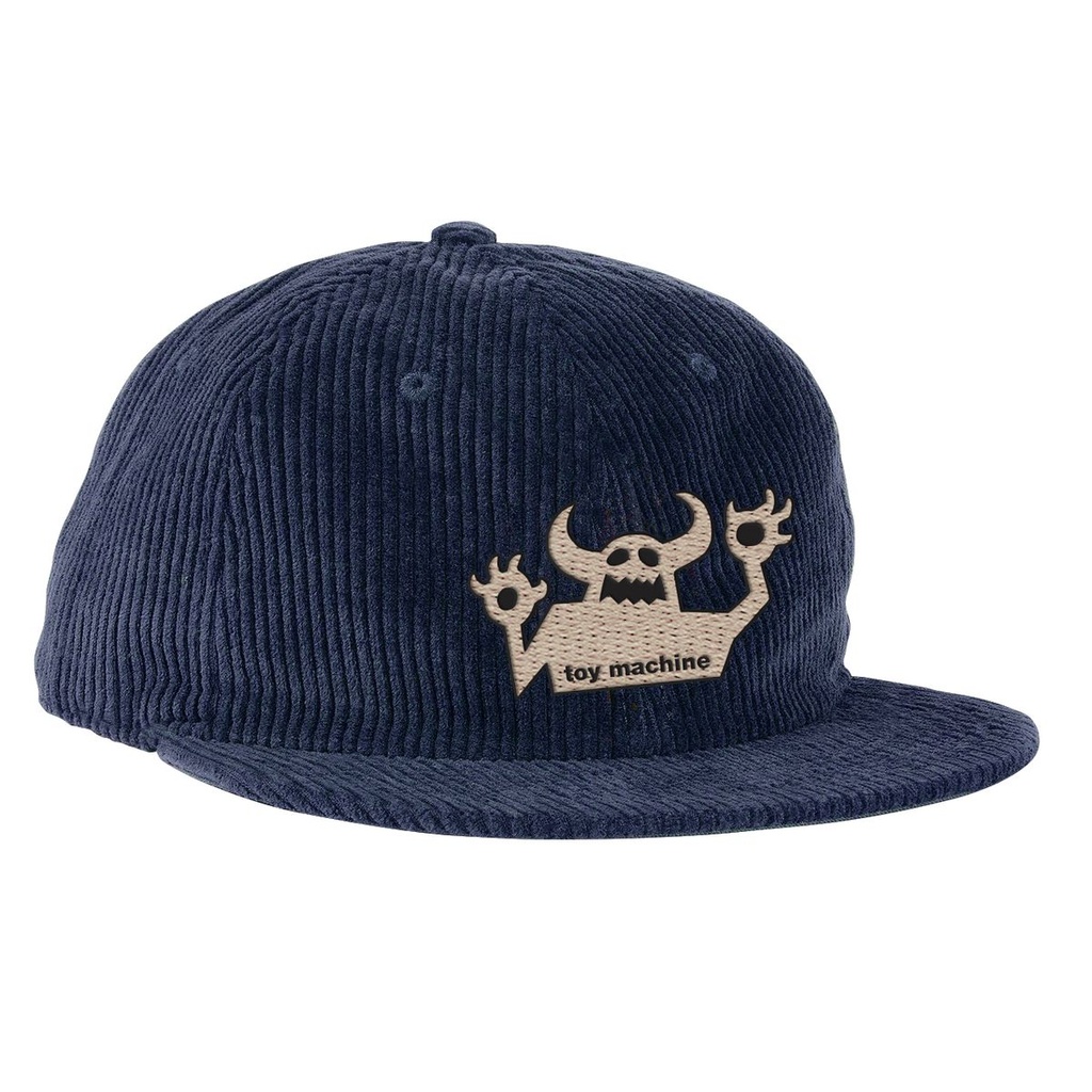 TOY MACHINE OG MONSTER CORD HAT NAVY