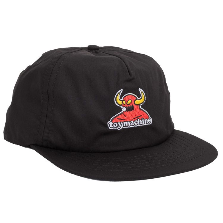 TOY MACHINE MONSTER STRAPBACK DAD HAT BLACK