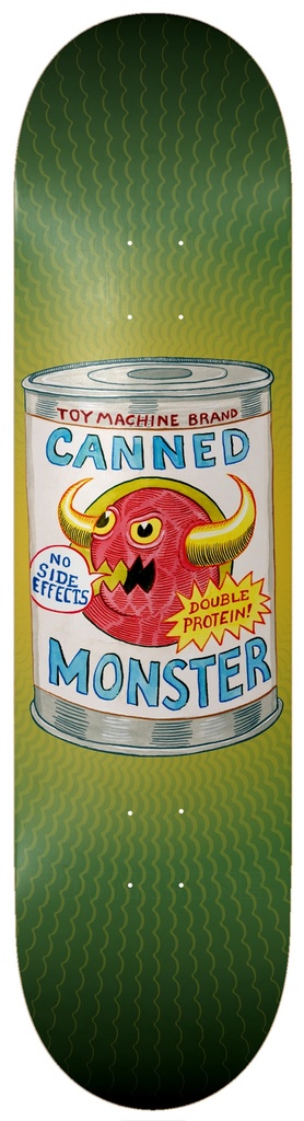 TOY MACHINE TEAM CANNED MONSTER DECK 8.0