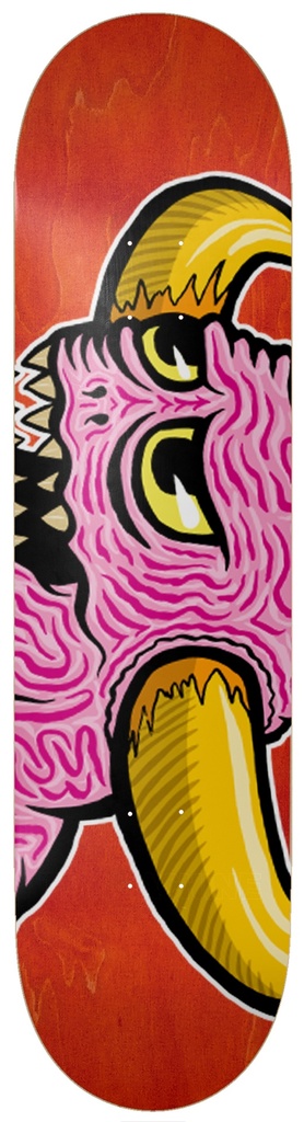 TOY MACHINE TEAM BRAIN MONSTER DECK 8.25