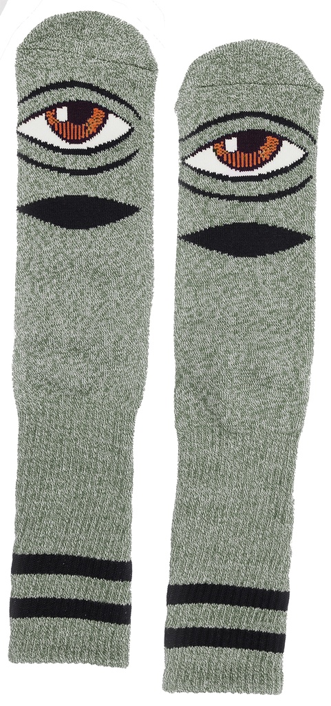 TOY MACHINE HEATHER SECT EYE SOCKS FOREST