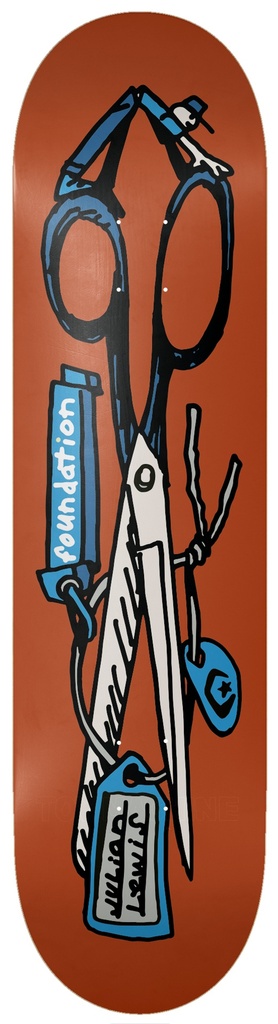 FOUNDATION JULIAN LEWIS SCISSORS DECK 8.38