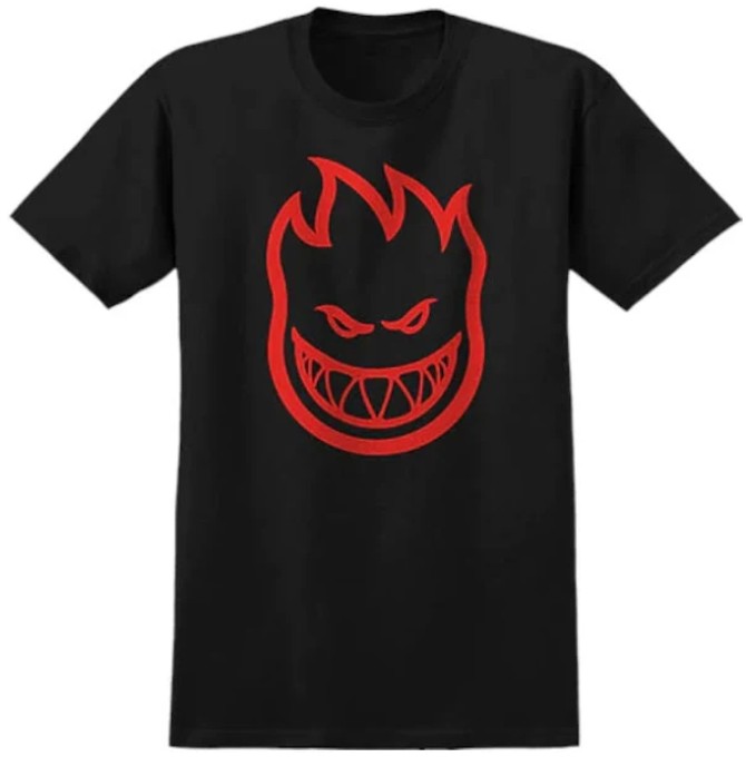 SPITFIRE BIGHEAD BLACK/RED SS M