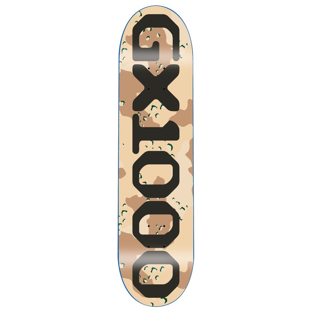 GX1000 TEAM OG LOGO CAMO/BLACK DECK 8.25