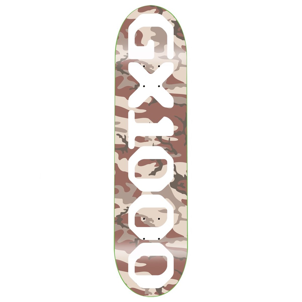 GX1000 TEAM OG LOGO CAMO/WHITE DECK 8.37