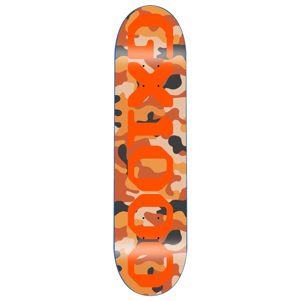 GX1000 TEAM OG LOGO CAMO/ORANGE DECK 8.75