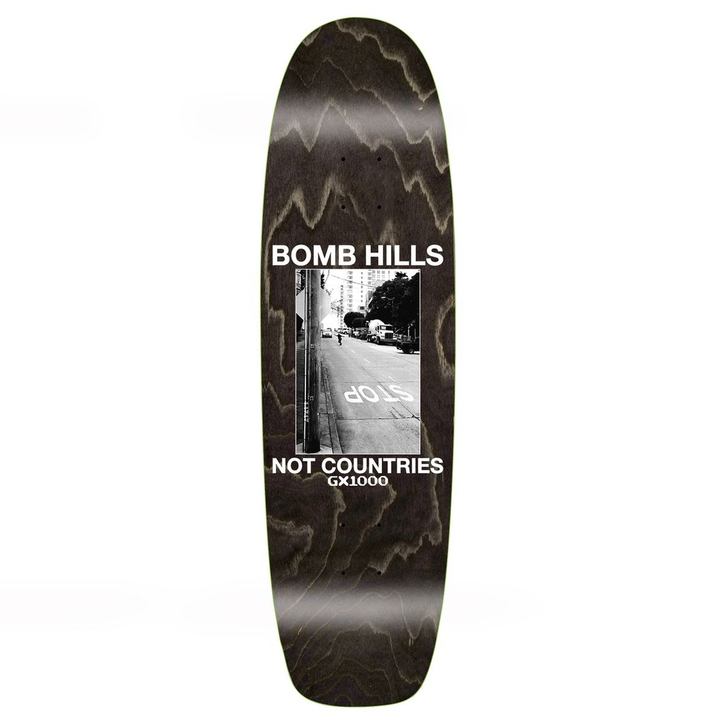 GX1000 TEAM BOMB HILLS NOT COUNTRIES SHAPED DECK 9.00