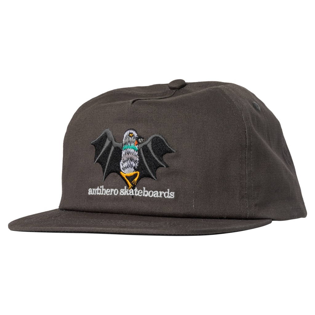 ANTI-HERO VAMPIGEON SNAPBACK HAT CHARCOAL
