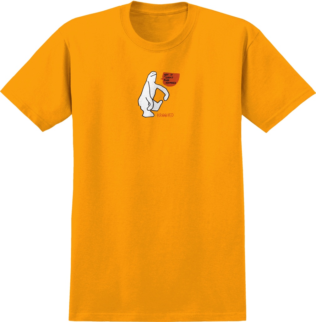 KROOKED GET IT STRAIT GOLD SS XL
