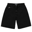 REAL STREET CLEANER BLACK DENIM SHORTS 34
