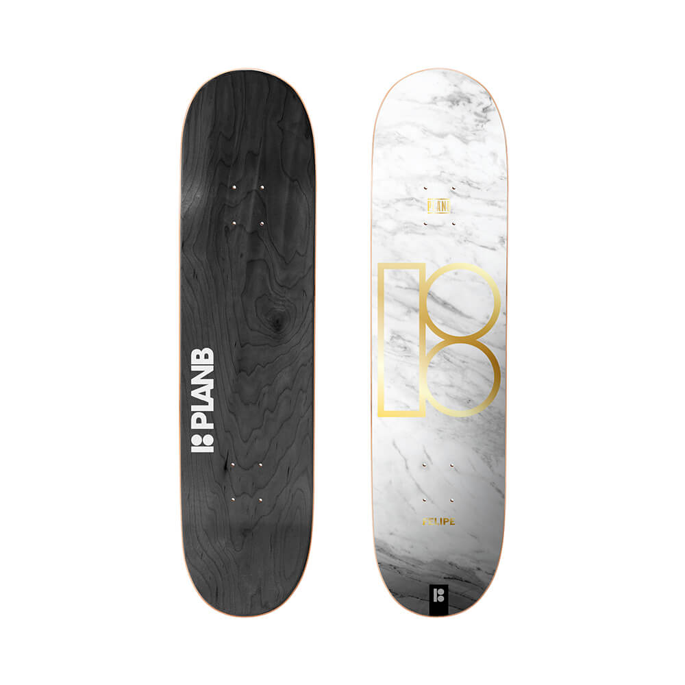 PLAN B GUSTAVO WHITE MARBLE DECK 8.0