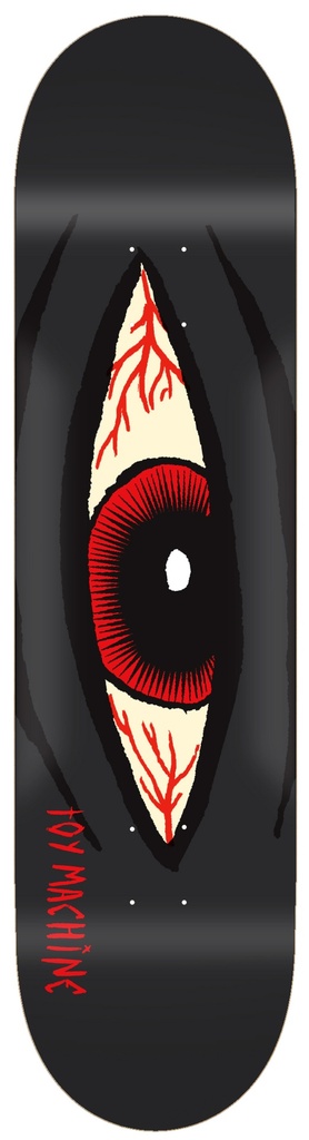 TOY MACHINE TEAM SECT EYE BLOODSHOT EYE MINI DECK 7.38