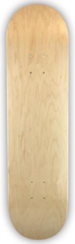 BLANK DECK PP DECK 8.25 NATURAL (MADE IN THE USA)