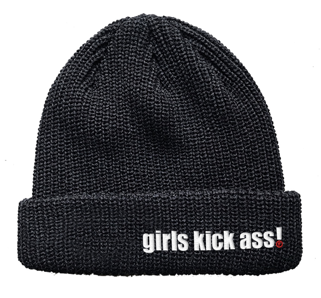 FOUNDATION GIRLS KICK ASS BEANIE BLACK