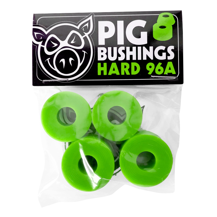 PIG BUSHINGS GREEN HARD 96A (4 PER PACK)