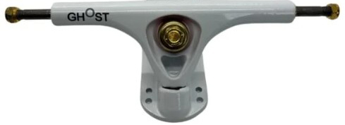 GHOST BOARDS 180MM 50 DEGREE LONGBOARD TRUCK WHITE