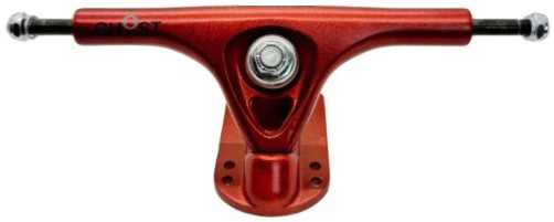 GHOST BOARDS 180MM 50 DEGREE LONGBOARD TRUCK METALLIC RED