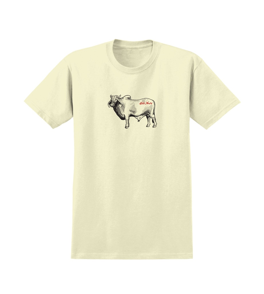 ANTI-HERO COW HEATHER CREAM SS M