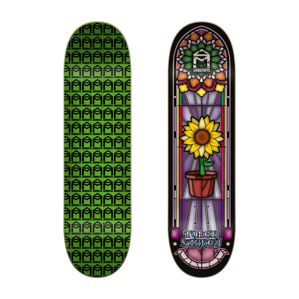 SK8MAFIA SURREY STAINED GLASS DECK 8.25