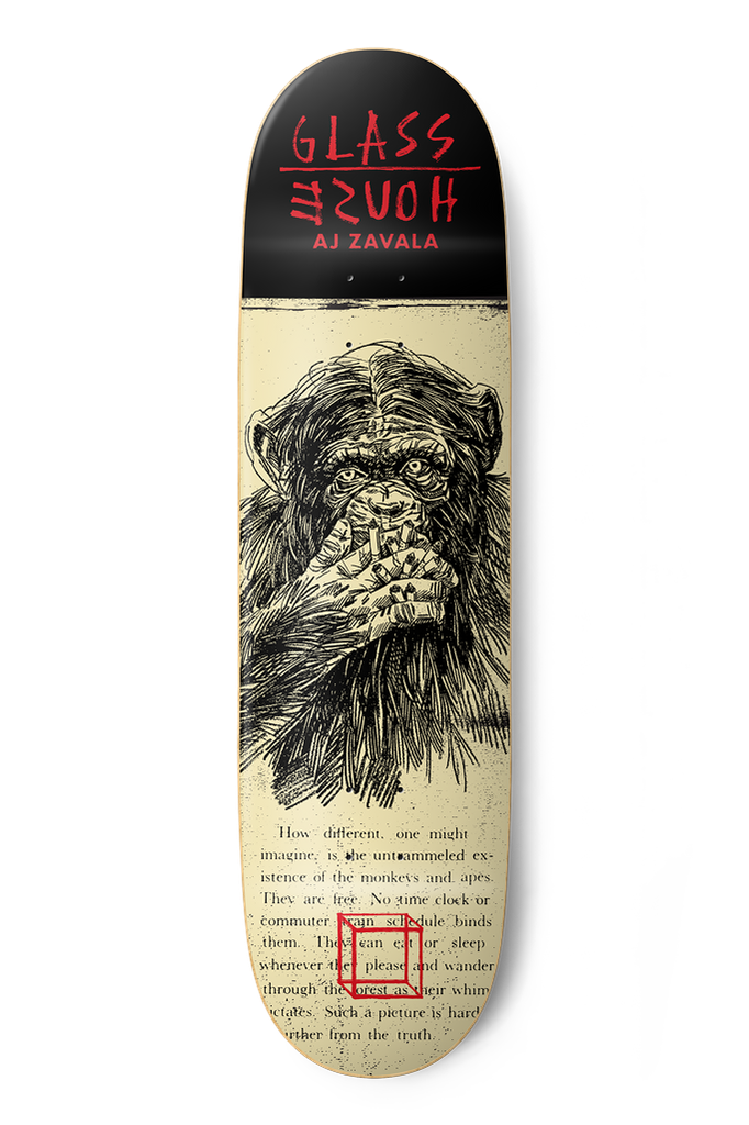 GLASS HOUSE AJ ZAVALA (SPEAK) NO EVIL DECK 8.5