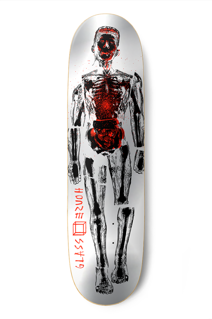 GLASS HOUSE TEAM GLASS MAN SILVER FOIL DECK 8.375