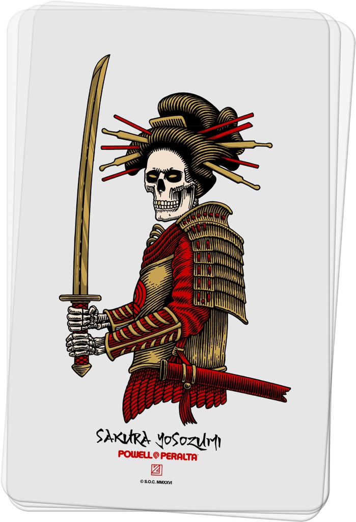 POWELL SAKURA YOSOZUMI ONNA-BUGEISHA STICKER