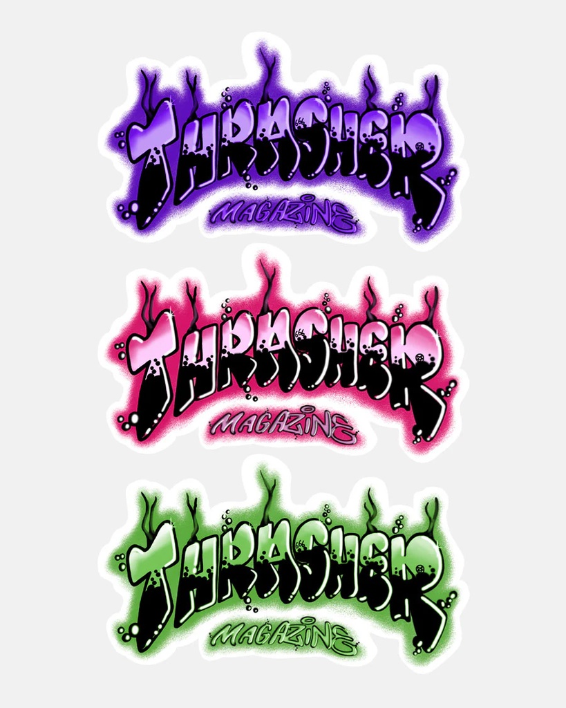THRASHER AIRBRUSH STICKER