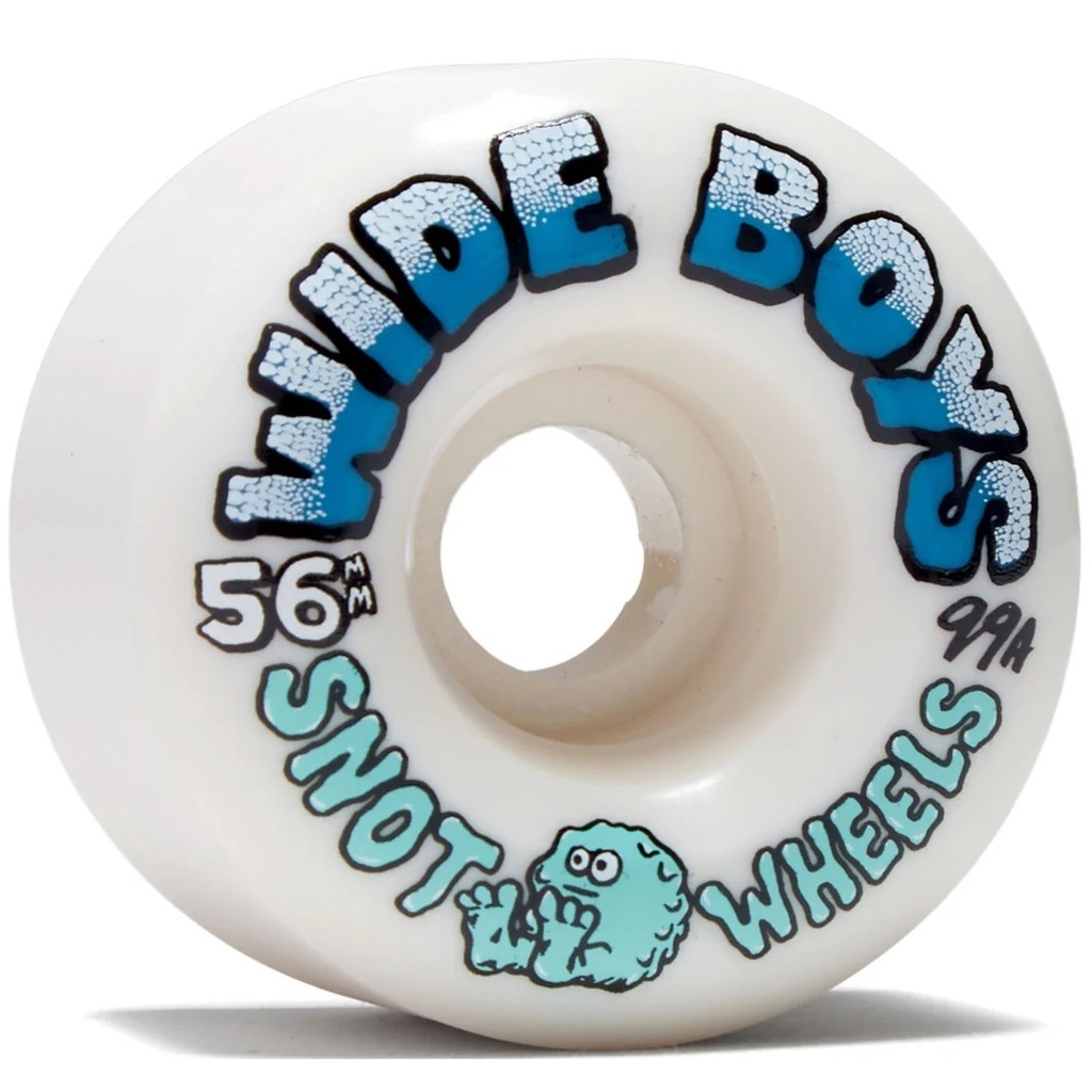 SNOT WIDE BOYS WHITE 56MM 99A (Set of 4)