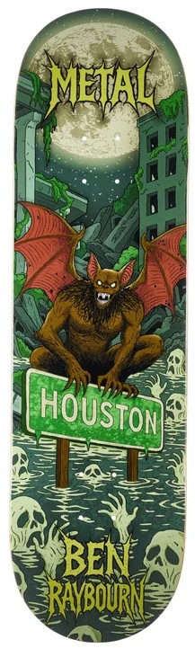 METAL BEN RAYBOURN HOUSTON BAT DECK 8.60