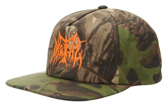 METAL LOGO SNAPBACK HAT PINE BARRENS CAMO