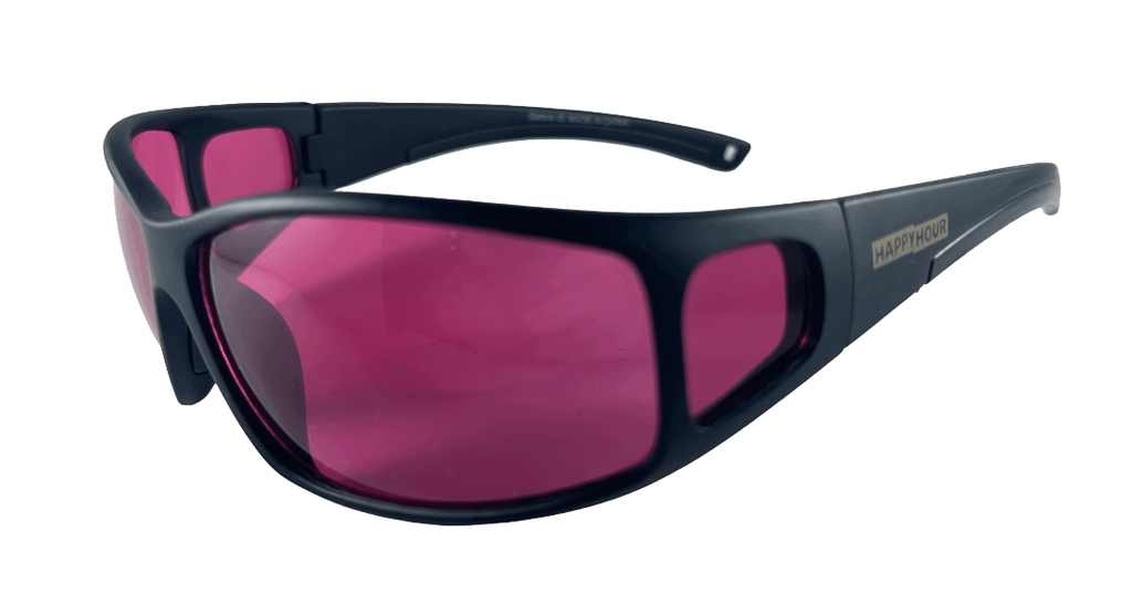HAPPY HOUR GATORS BLACK CHERRY SUNGLASSES