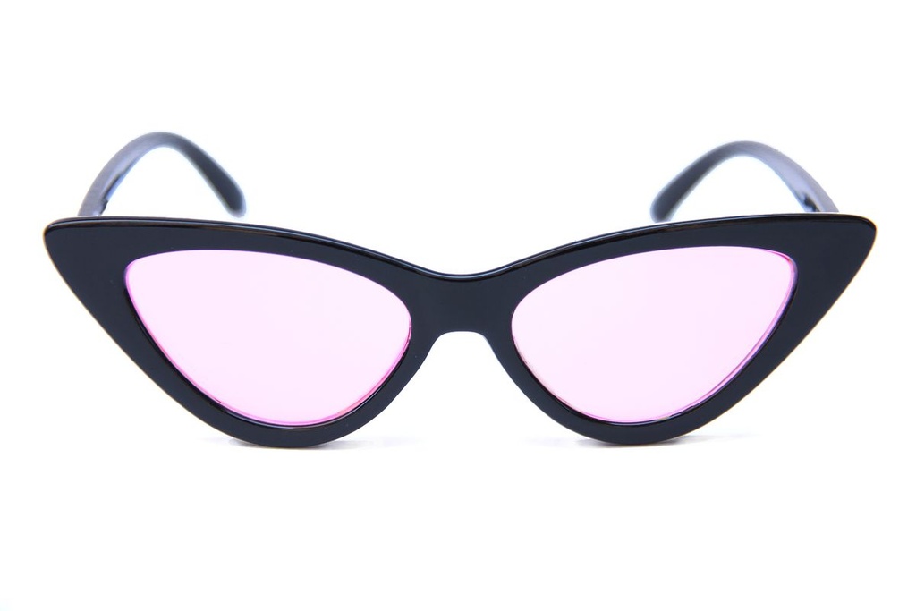 HAPPY HOUR SPACE NEEDLE BLACK/PINK SUNGLASSES