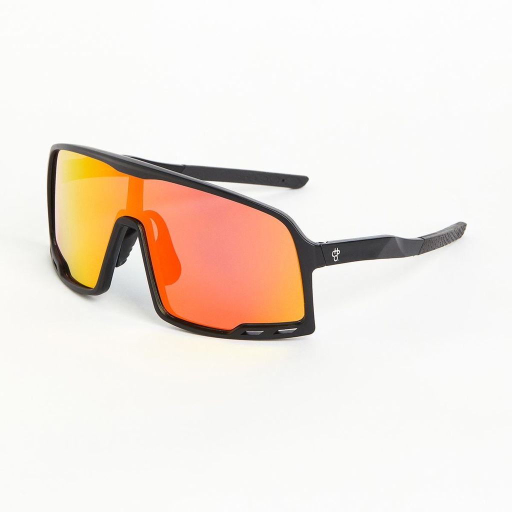 CHPO HENRIK BLACK/RED MIRROR SUNGLASSES