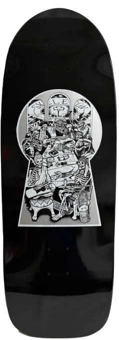 SKELETON KEY TEAM OG COUNCIL GATHERING PIG SHAPE BLACK DECK 10.76 X 30.78