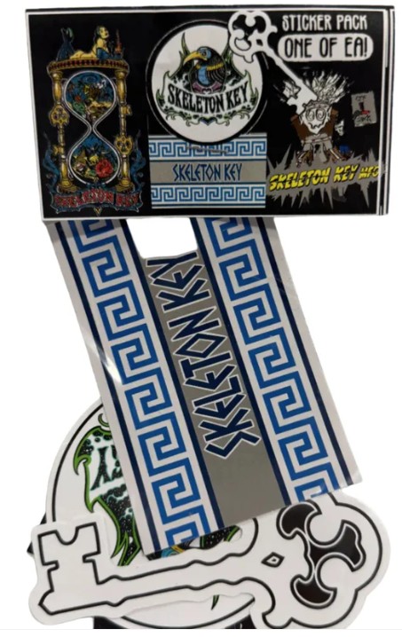 SKELETON KEY NEW STICKER PACK 5 CT