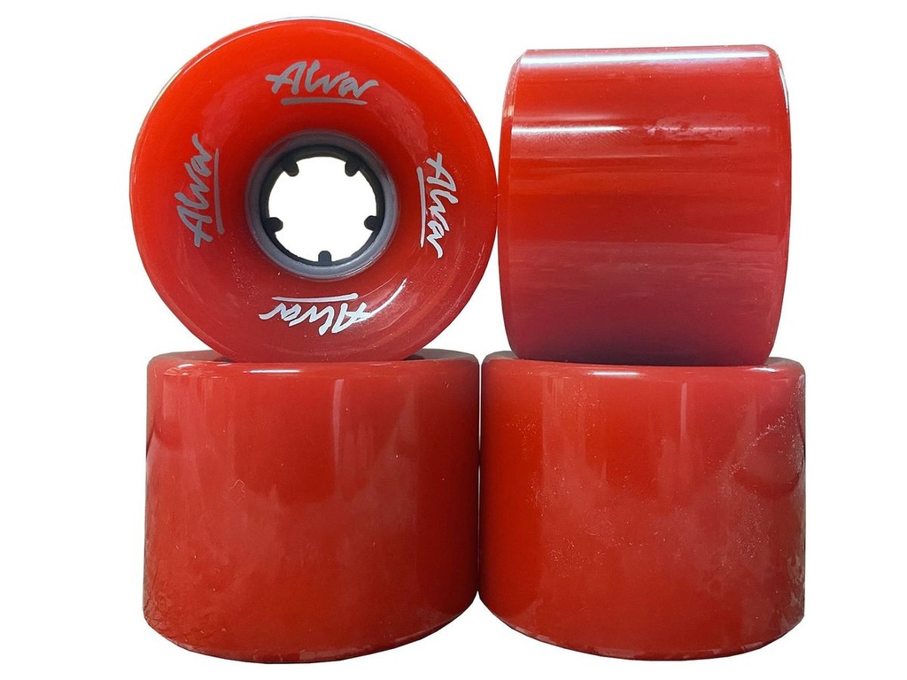 ALVA CRUISER CHERRY RED 60MM 78A WHEELS (SET OF 4)