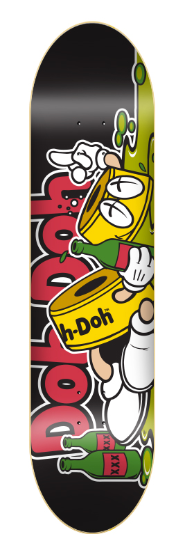 SHORTY'S TEAM YELLOW DOH DOH DECK 8.5